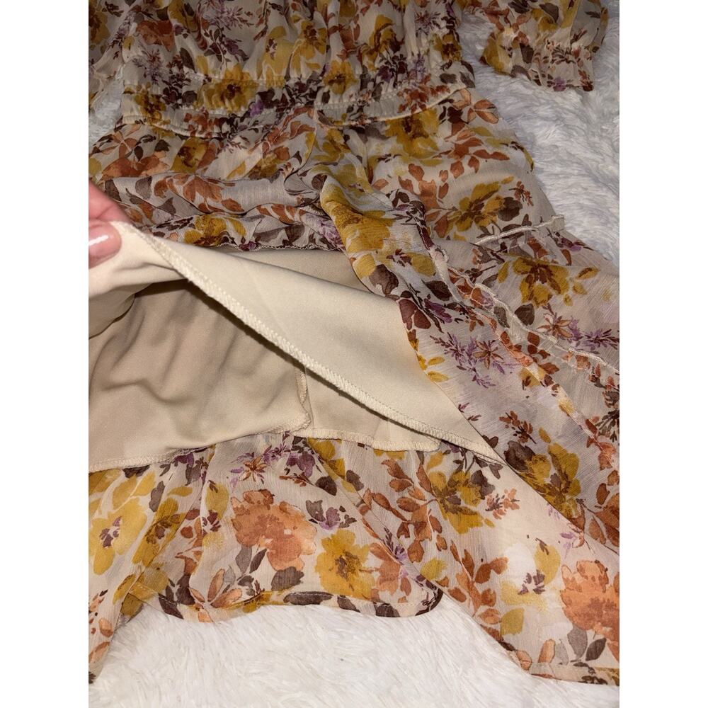 Jun & Ivy women's sz. S floral lined dress. Pretty, grt. shape - Picture 5 of 7